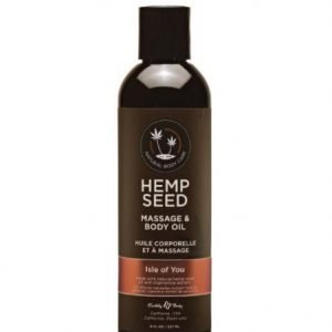 Earthly Body Hemp Massage Oil Isle Of You 8oz