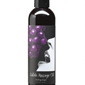 Massage Oil Edible Grape 8Oz