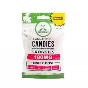 CBD Edibles 100mg Froggies Sour 4 Candies