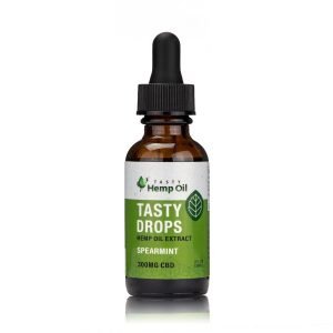 Tasty Drops 1oz (300mg CBD) Spearmint Flavour