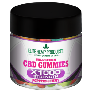 CBD Poppers Gummy x1000 Strength