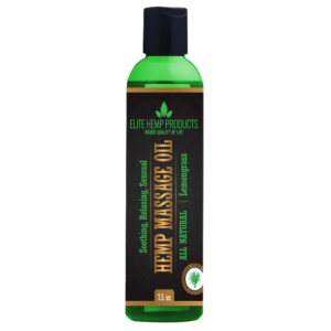 Hemp Massage Oil - Lemongrass