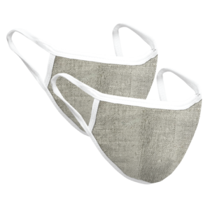Reusable Hemp Face Mask - 2 pcs